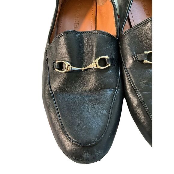 Coach Leather Haley Loafer in Black - Picture 12 of 14